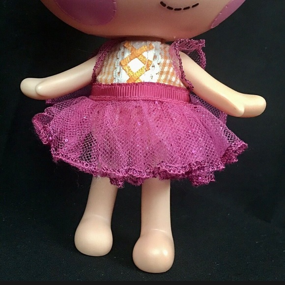 Lalaloopsy Littles Doll Twisty Tumbelina Cute Pink Hair Gold Crown MGA Toy - Picture 4 of 12